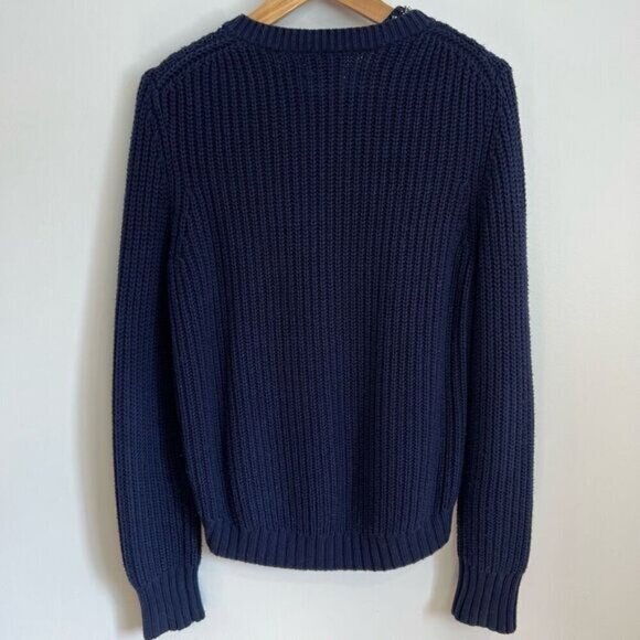 3.1 Phillip Lim 20th Anniversary Women’s Small Blue Chunky Knit Pullover Sweater - Picture 7 of 9